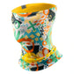 ROCKBROS 2-en-1 Écharpe tube & Bonnet pour enfants réversible Châle cervical chauffant Multifonction