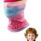 ROCKBROS 2-en-1 Écharpe tube & Bonnet pour enfants réversible Châle cervical chauffant Multifonction
