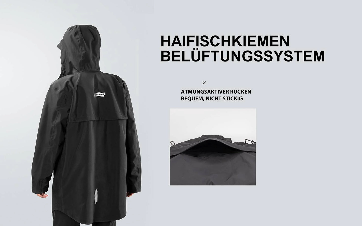 ROCKBROS Imperméable Veste de pluie Imperméable au vent