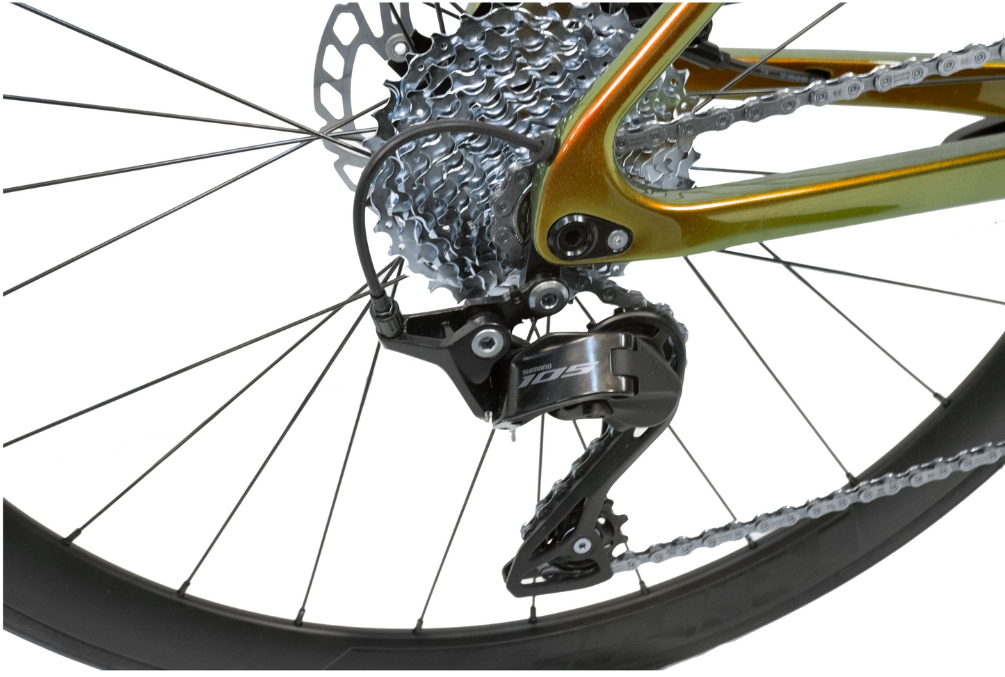 RINOS Vélo de route en carbone 700C Shimano 105 R7120 24 vitesses Odin4.0