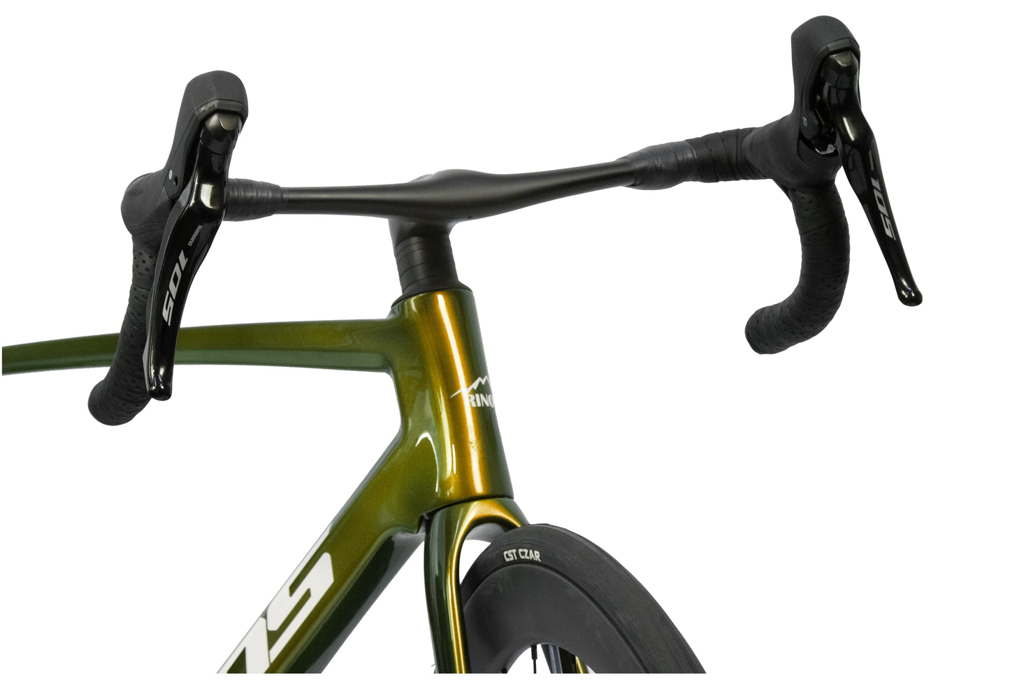 RINOS Vélo de route entièrement en carbone Odin 4.1 Shimano 105 ST-R7120 24 vitesses