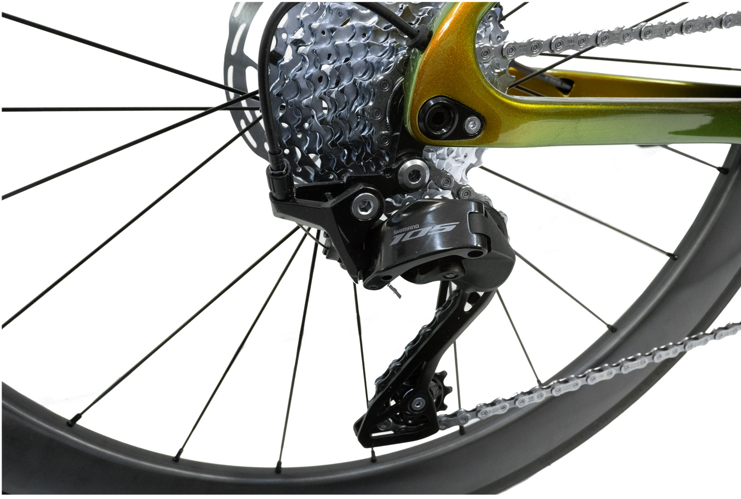RINOS Vélo de route entièrement en carbone Odin 4.1 Shimano 105 ST-R7120 24 vitesses