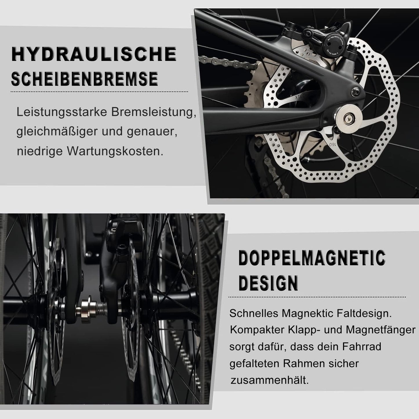 KABON City vélo pliant carbone Shimano Altus 9S 20 pouces avec roues en carbone