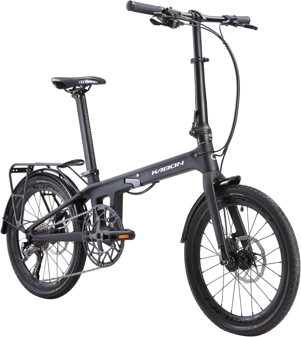 KABON City vélo pliant carbone Shimano Altus 9S 20 pouces avec roues en carbone