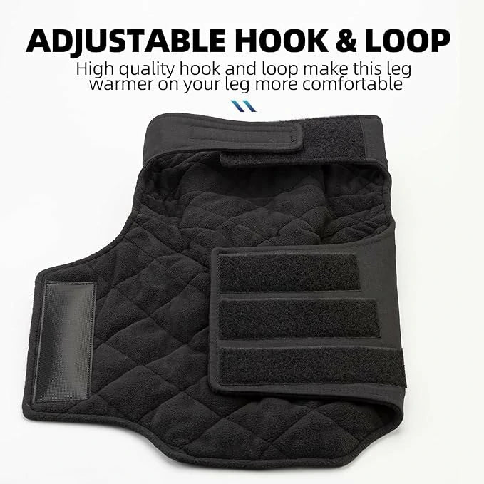 ROCKBROS Jambières Protection des Genoux Hiver 1 Paire Protège-Genoux Polaire Anti-Vent