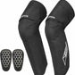 ROCKBROS Jambières Protection des Genoux Hiver 1 Paire Protège-Genoux Polaire Anti-Vent