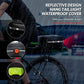 ROCKBROS Sac de porte-bagages de vélo réfléchissant 5,2L-8L avec protection contre la pluie