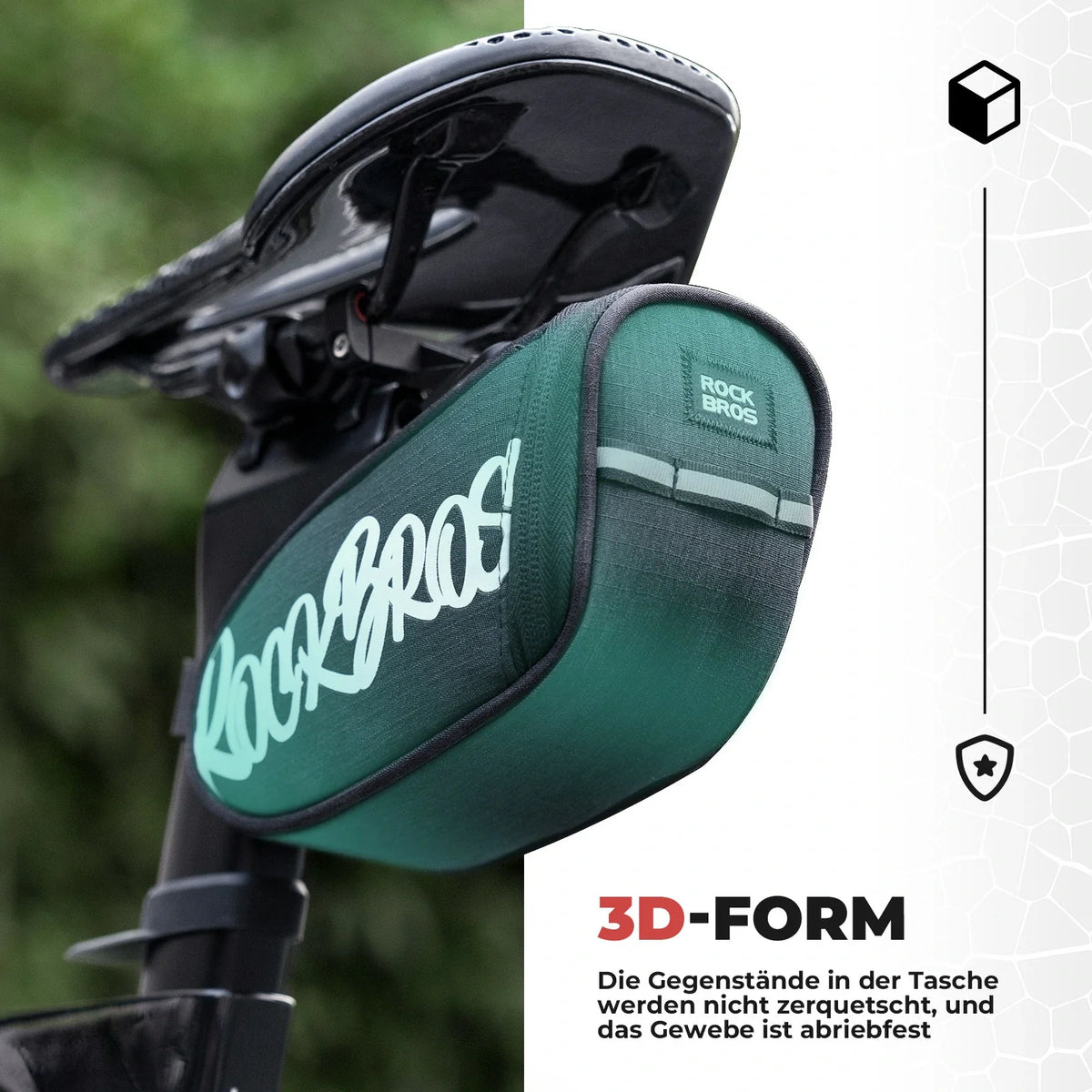 ROCKBROS Sacche de selle de vélo portable 0,8L