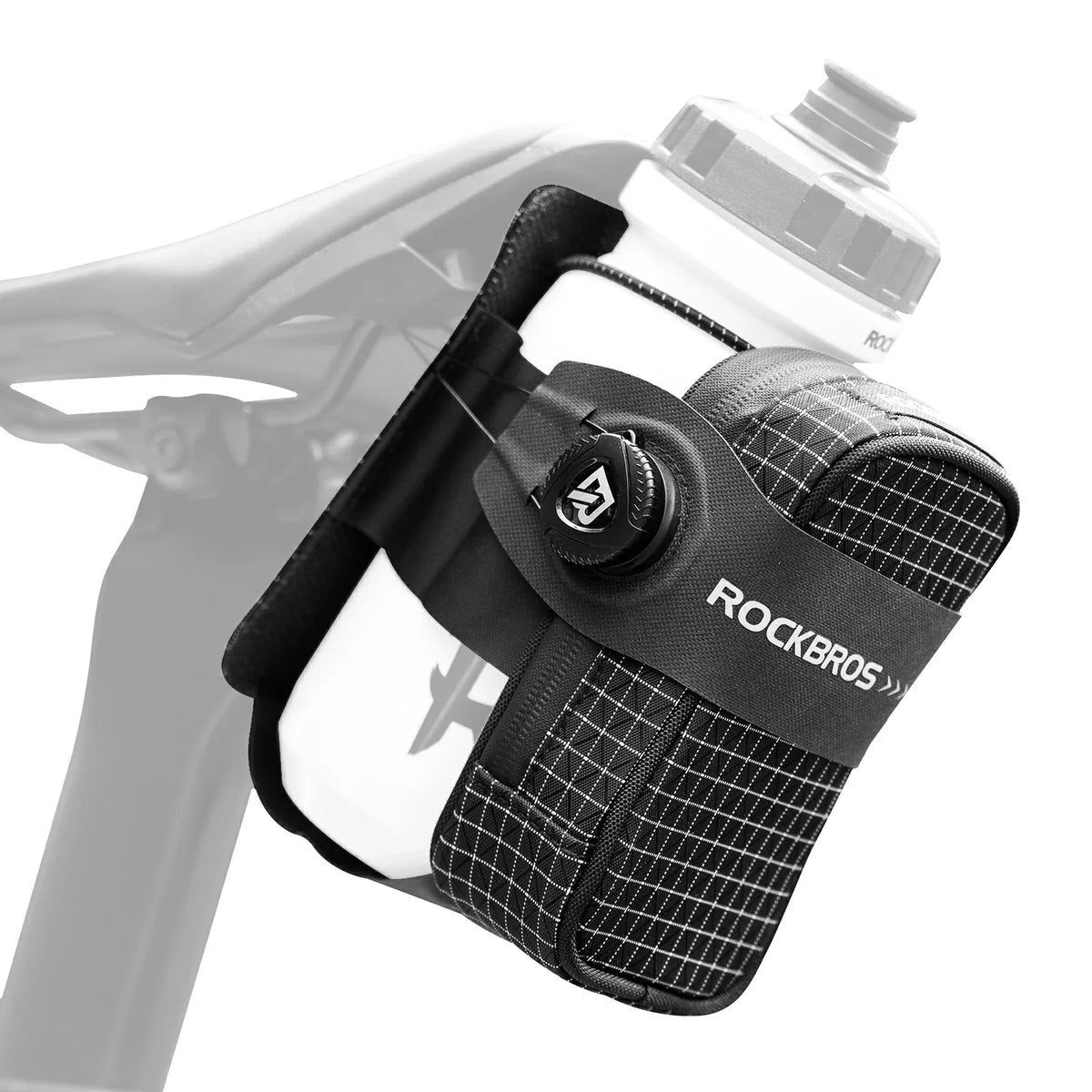 ROCKBROS Sacoches de selle de vélo avec système de fixation rotative, Résistant à l'eau et déchirure