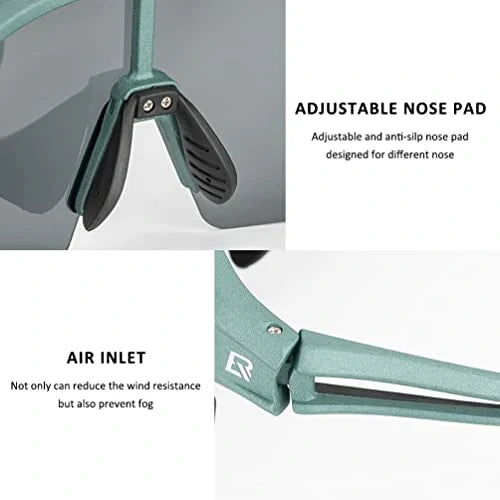 Lunettes de vélo ROCKBROS solaires polarisées UV400 SP204