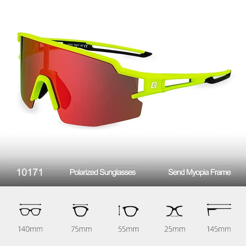 Lunettes de vélo ROCKBROS solaires polarisées UV400 SP204