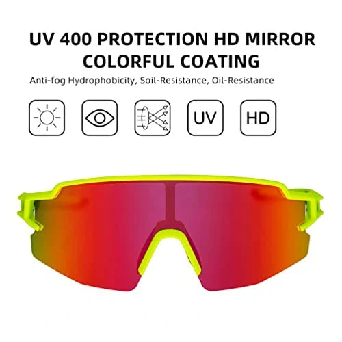 Lunettes de vélo ROCKBROS solaires polarisées UV400 SP204