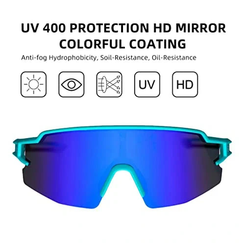 Lunettes de vélo ROCKBROS solaires polarisées UV400 SP204