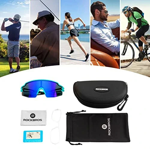 Lunettes de vélo ROCKBROS solaires polarisées UV400 SP204
