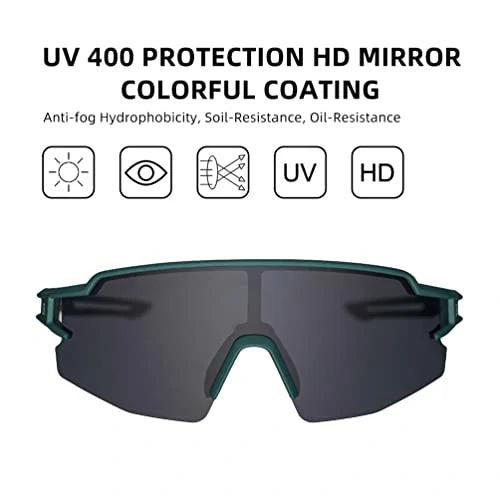 Lunettes de vélo ROCKBROS solaires polarisées UV400 SP204