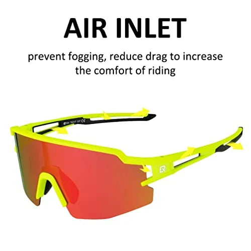 Lunettes de vélo ROCKBROS solaires polarisées UV400 SP204