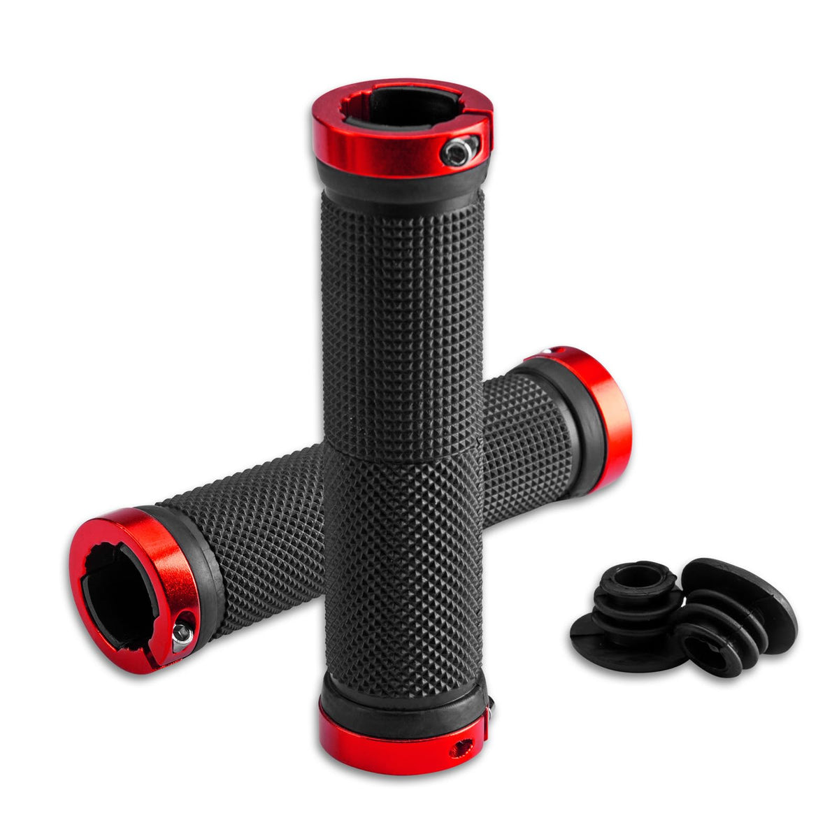 ROCKBROS Poignées de vélo 22mm avec système Lock-On en aluminium