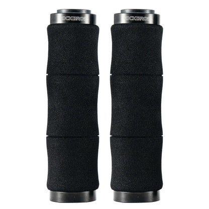 ROCKBROS Poignées de vélo antidérapantes en mousse EVA poignées de guidon de vélo avec aluminium 22MM