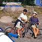ROCKBROS Poignées de vélo antidérapantes en mousse EVA poignées de guidon de vélo avec aluminium 22MM