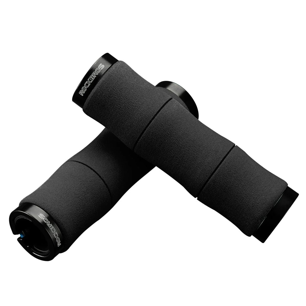 ROCKBROS Poignées de vélo antidérapantes en mousse EVA poignées de guidon de vélo avec aluminium 22MM
