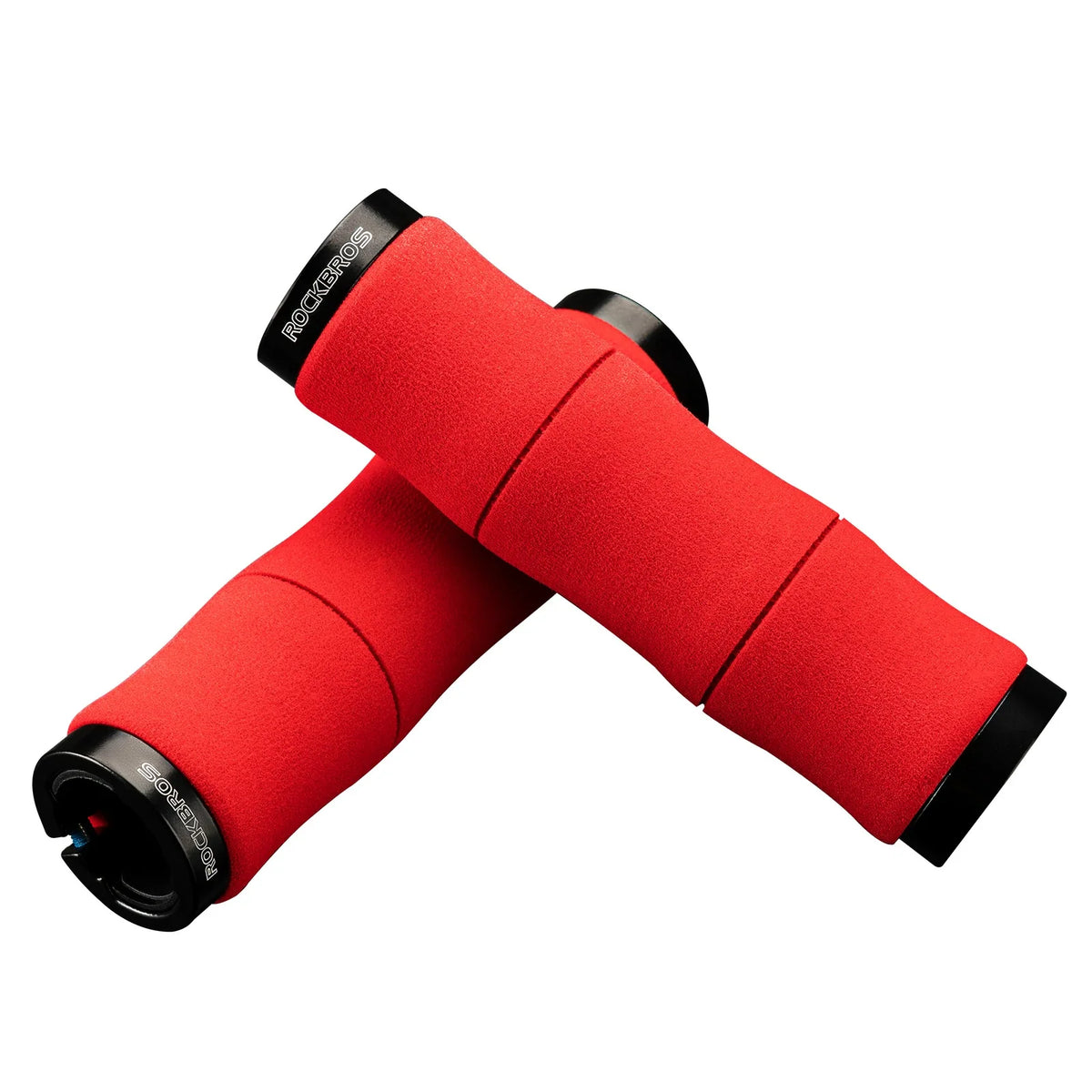 ROCKBROS Poignées de vélo antidérapantes en mousse EVA poignées de guidon de vélo avec aluminium 22MM