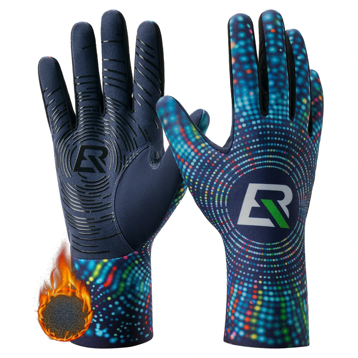 Gants de vélo ROCKBROS automne et hiver gants à doigts complets élastiques antidérapants