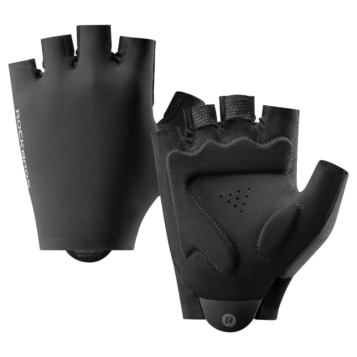 ROCKBROS Gants de vélo d'été sans doigts, antidérapants et respirants, gants de sport