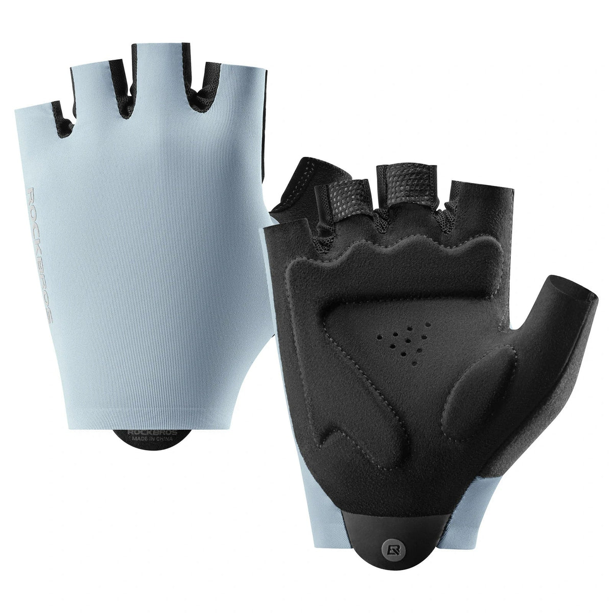 ROCKBROS Gants de vélo d'été sans doigts, antidérapants et respirants, gants de sport