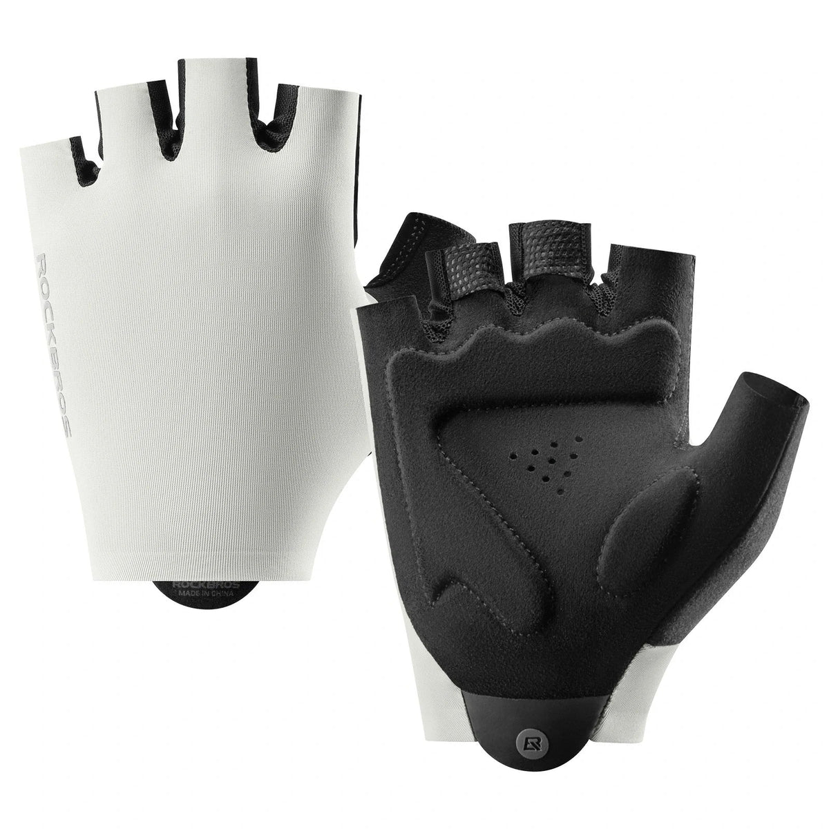 ROCKBROS Gants de vélo d'été sans doigts, antidérapants et respirants, gants de sport