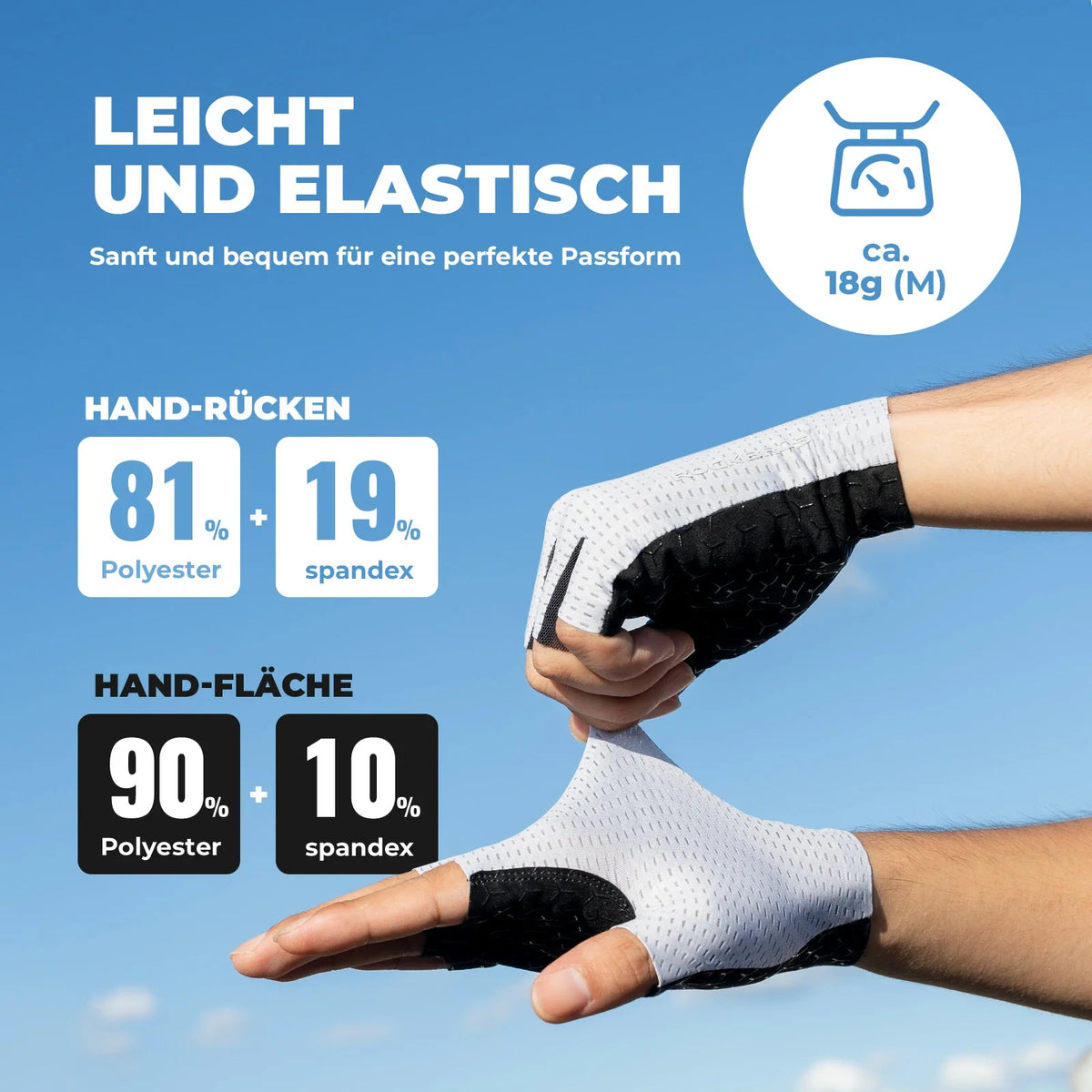 ROCKBROS Gants de vélo été, antidérapants et respirants
