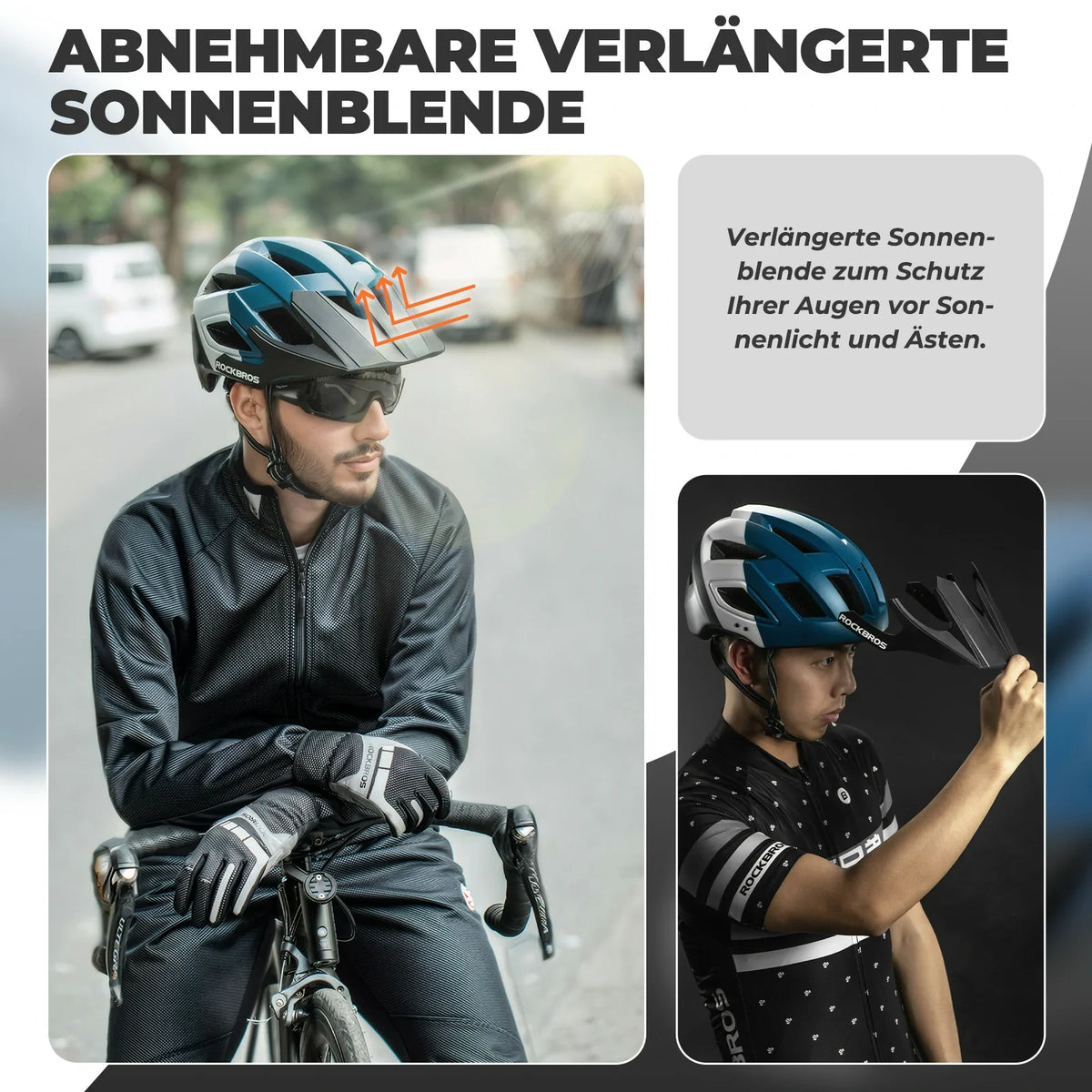 Casque de vélo ROCKBROS taille unique 56-62 cm