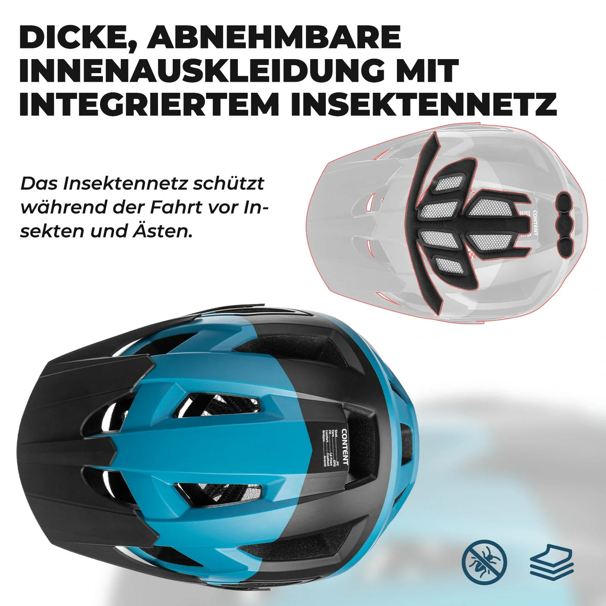 Casque de vélo ROCKBROS taille unique 56-62 cm