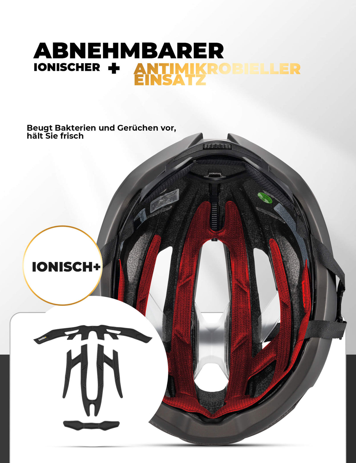 Casque de vélo ROCKBROS avec armature de renfort 58-62cm