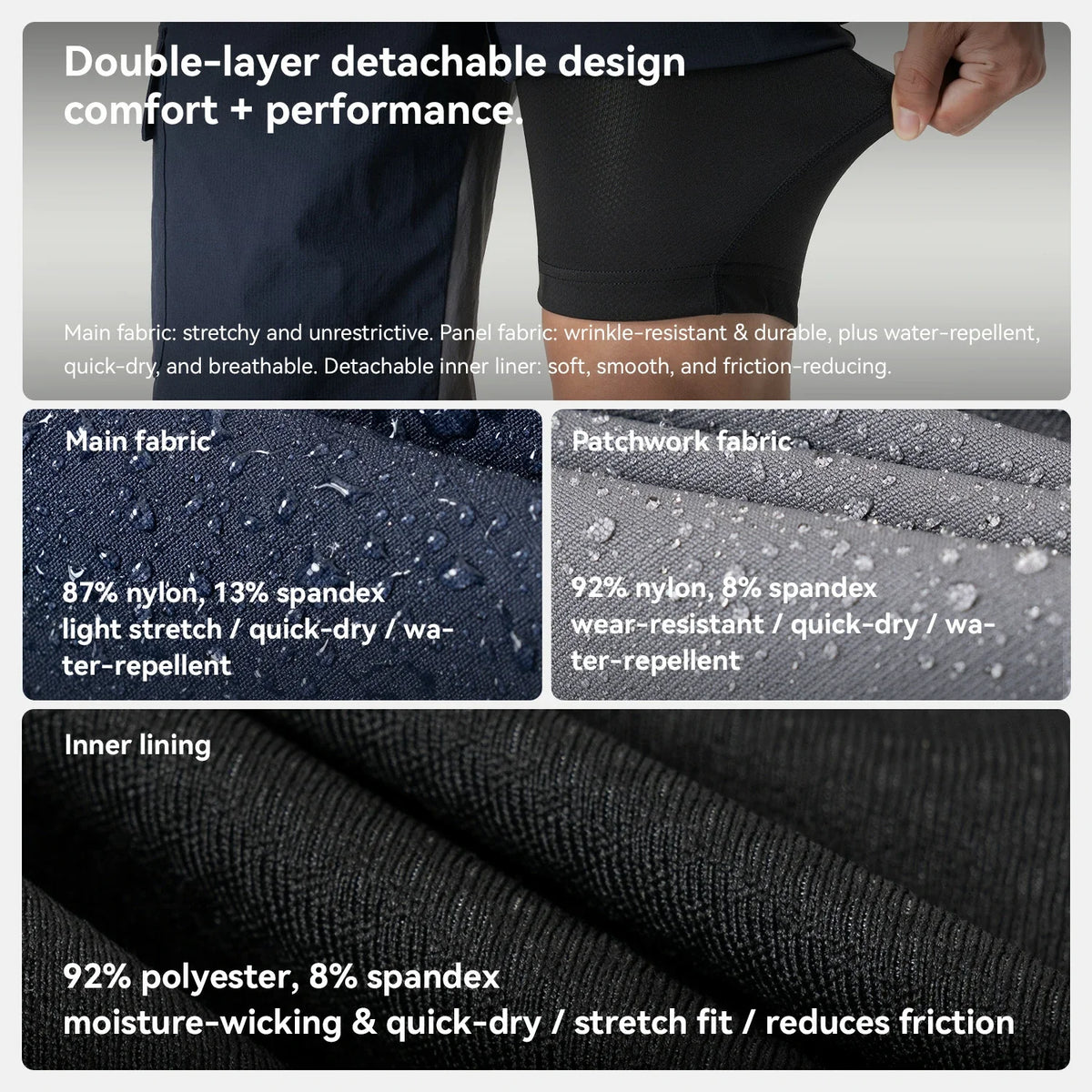 Cyclisme Homme ROCKBROS avec Coussin Intégré