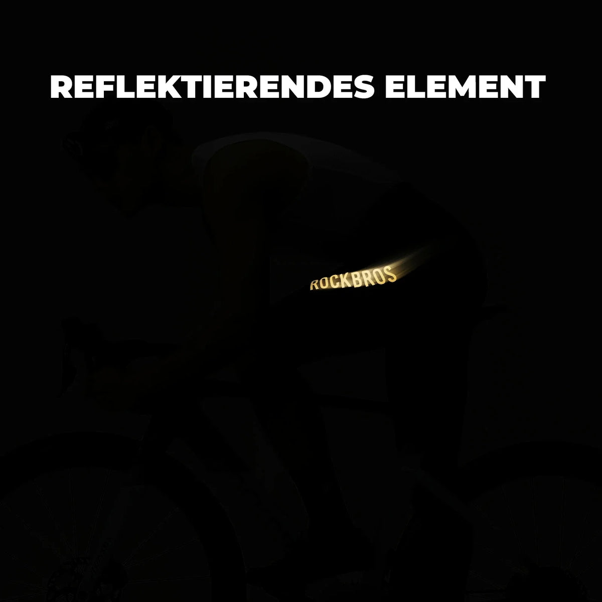ROCKBROS Cuissard de Vélo Court Rembourré Homme