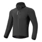 ROCKBROS Vélo Veste Homme Chaleureuse Coupe-Vent Déperlante Avec Polaire Réfléchissante