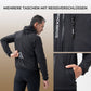 ROCKBROS Vélo Veste Homme Chaleureuse Coupe-Vent Déperlante Avec Polaire Réfléchissante