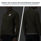 ROCKBROS Veste de cyclisme avec éléments réfléchissants Respirante & Pratique Homme