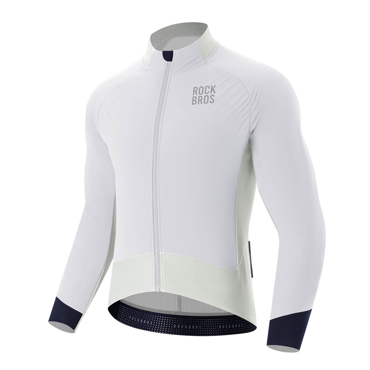 ROCKBROS Veste de cyclisme avec éléments réfléchissants Respirante & Pratique Homme