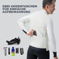 ROCKBROS Veste de cyclisme avec éléments réfléchissants Respirante & Pratique Homme