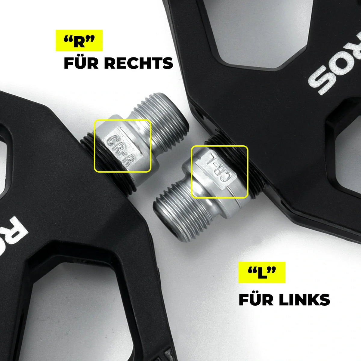 ROCKBROS Pédales de vélo en nylon avec réflecteurs, plateforme large antidérapante et légère