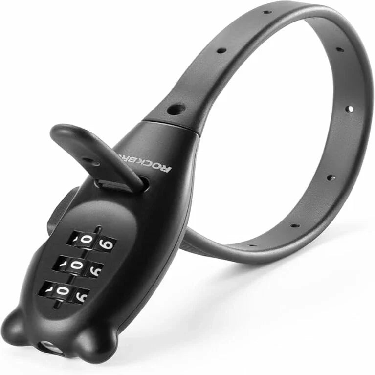 ROCKBROS Antivol vélo, antivol câble vélo avec 3 codes à chiffres