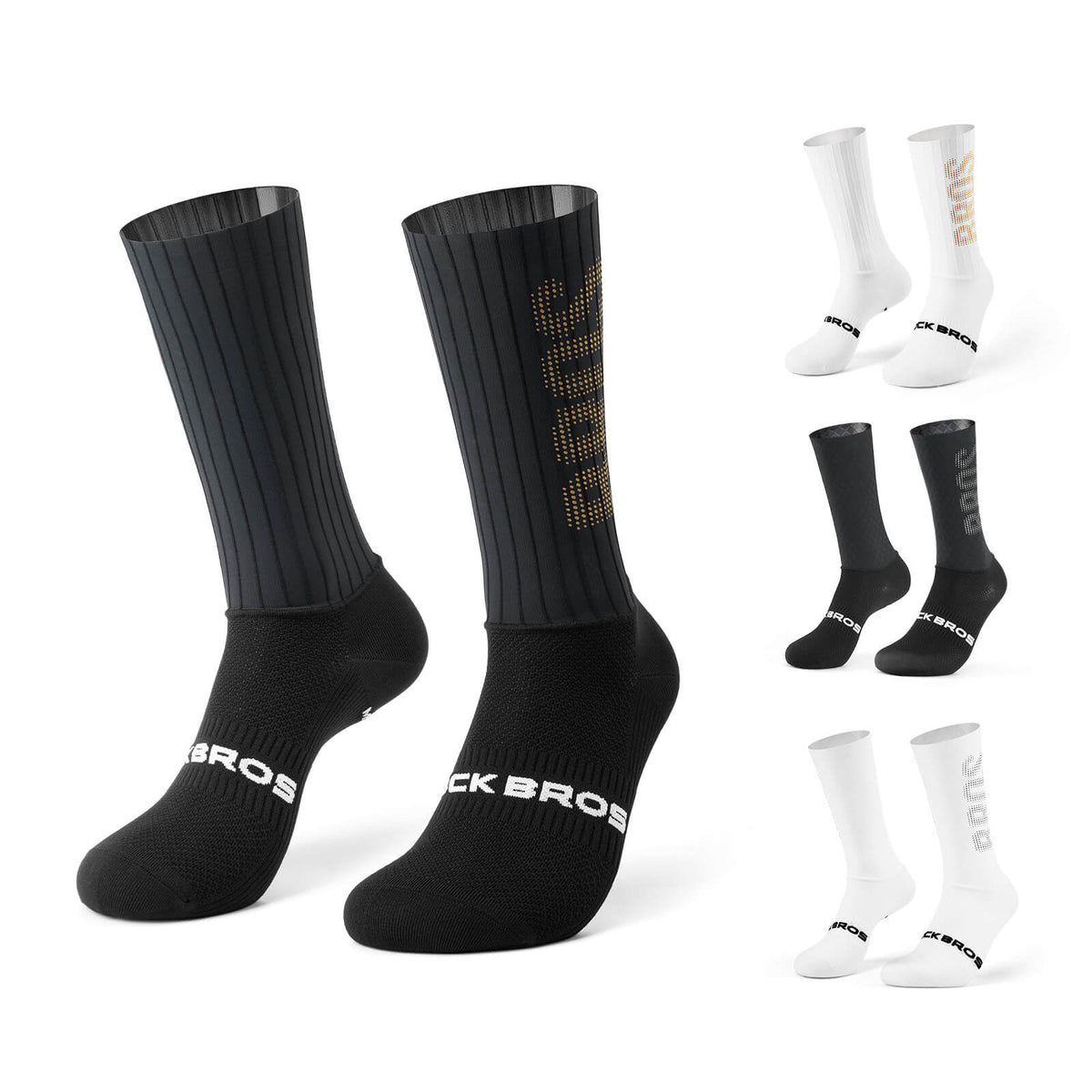 ROCKBROS Chaussettes de vélo respirantes chaussettes de compression