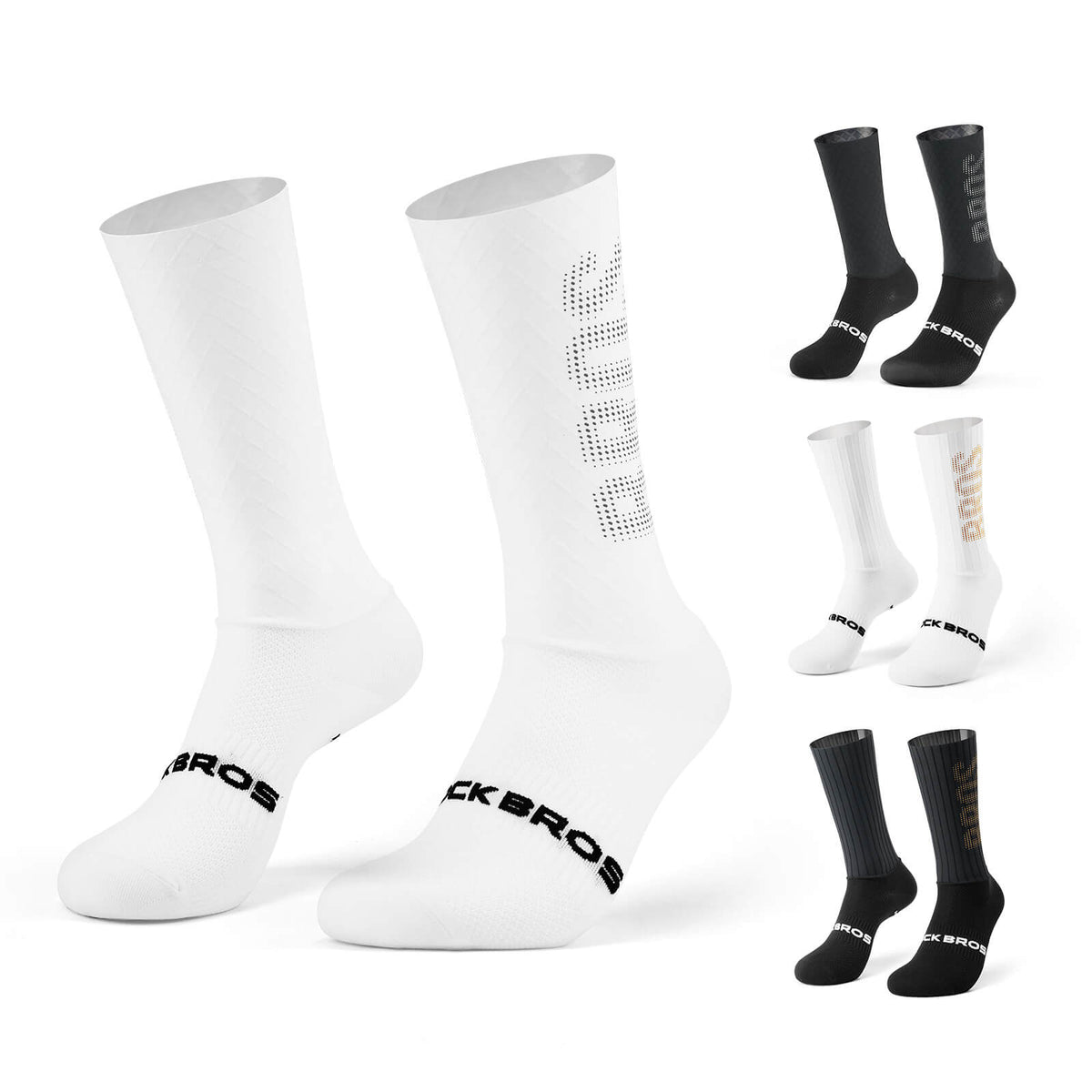 ROCKBROS Chaussettes de vélo respirantes chaussettes de compression