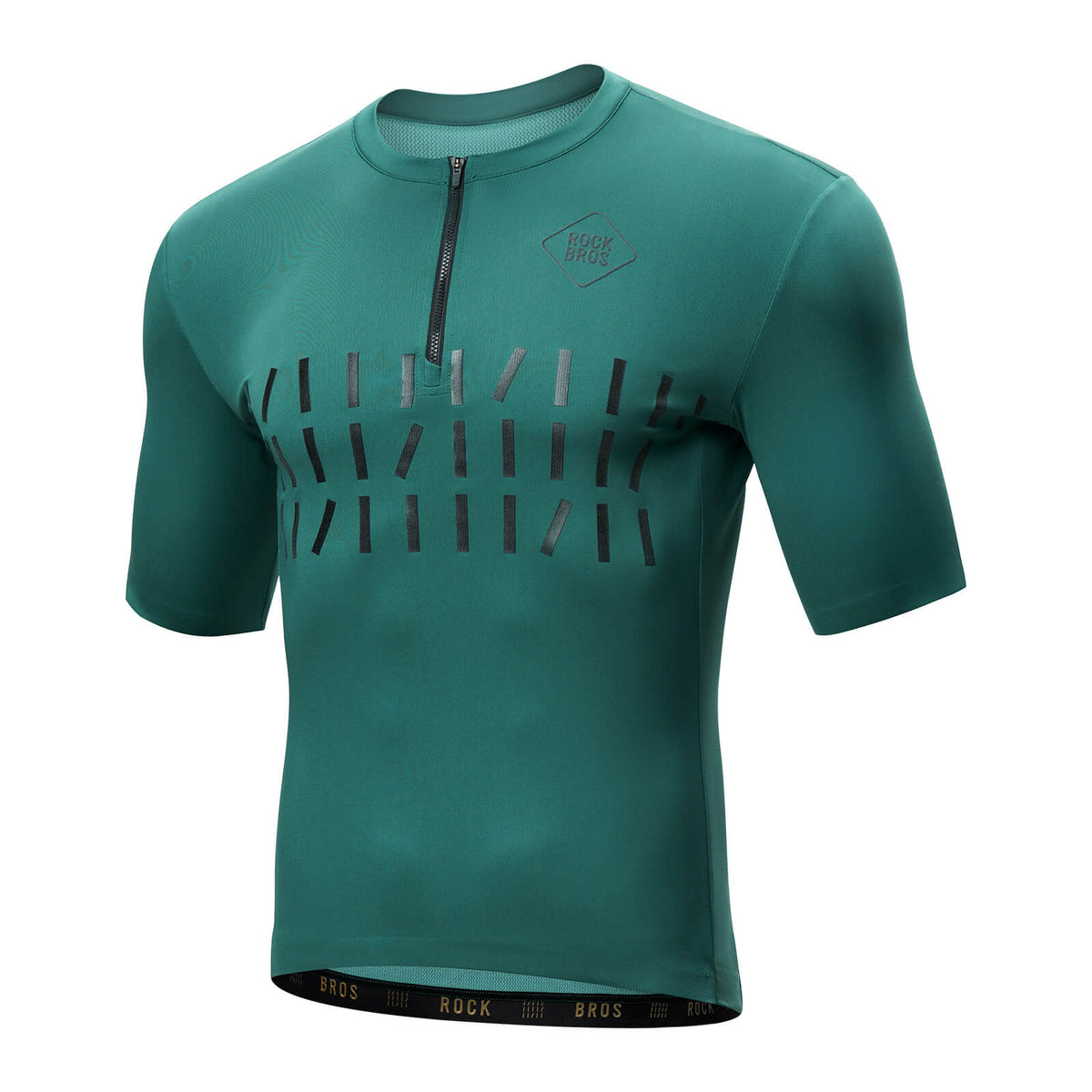 ROCKBROS Maillot de vélo manches courtes homme Respirant et Séchage rapide Jersey Réfléchissant