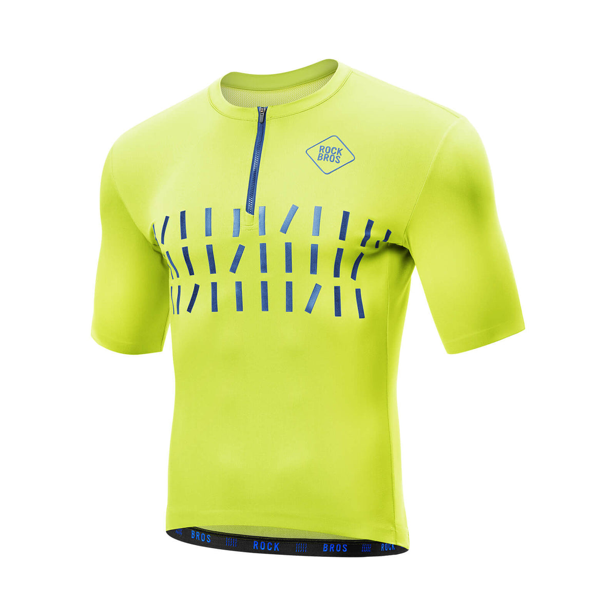 ROCKBROS Maillot de vélo manches courtes homme Respirant et Séchage rapide Jersey Réfléchissant