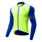 ROCKBROS Maillot de Cyclisme Manches Longues Homme Hiver Chaud Polaire Maillot de Vélo Respirant Élastique Avec 3 Poches et Réfléchissant