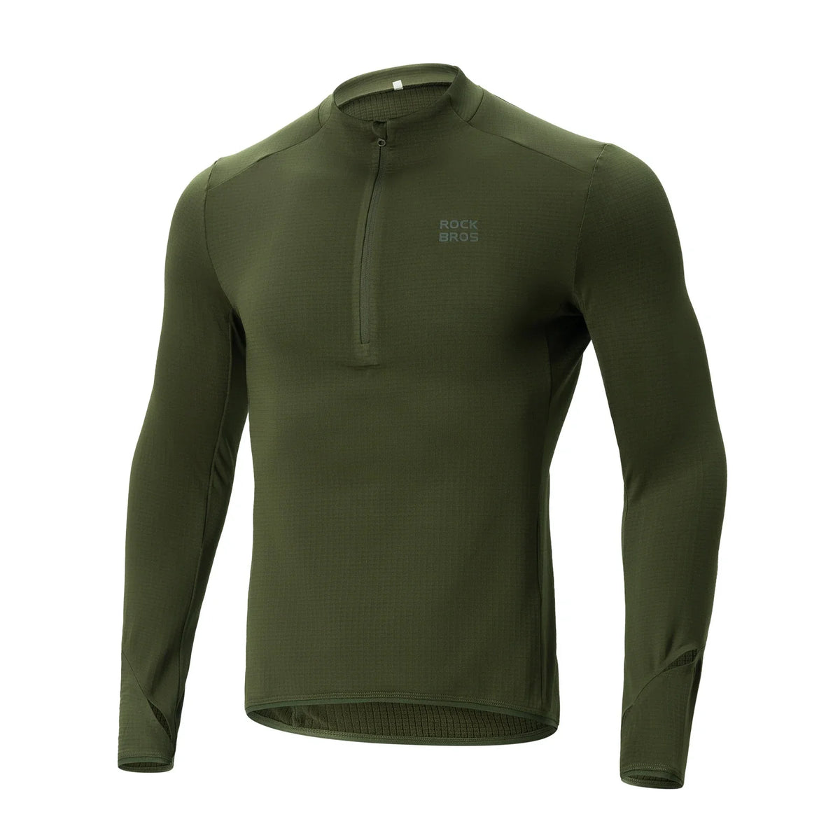 ROCKBROS Maillot de Cyclisme Manches Longues Homme Hiver Chaud Polaire Séchage Rapide Respirant