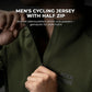 ROCKBROS Maillot de Cyclisme Manches Longues Homme Hiver Chaud Polaire Séchage Rapide Respirant