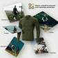 ROCKBROS Maillot de Cyclisme Manches Longues Homme Hiver Chaud Polaire Séchage Rapide Respirant